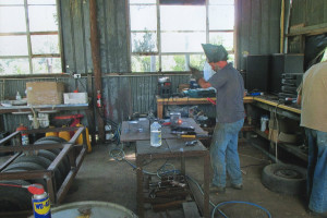 Machinery Shed welding